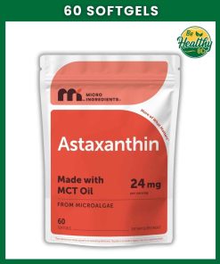 Micro Ingredients Astaxanthin (24 mg) - 60 softgels