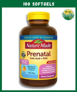 Nature Made Prenatal Folic Acid + DHA - 100 softgels