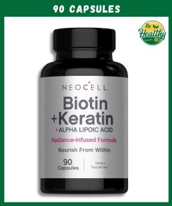 Neocell Biotin + Keratin + Alpha Lipoic Acid - 90 capsules