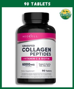 Neocell Collagen Peptides + Vitamin C & Biotin (6,000 mg) Grassfed - 90 tablets