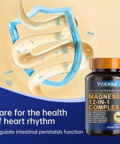 Vccvaa Magnesium 12-in-1 Complex (700 mg) – 120 capsules