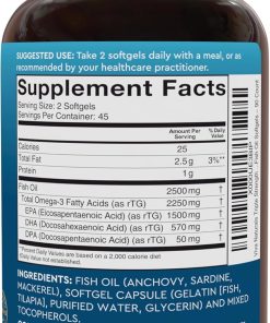 Vivanaturals Omega-3 Fish Oil (2,500 mg) Triple Strength - 90 softgels