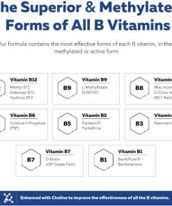 Triquetra Bio Active B-Complex Max Strength - 60 capsules
