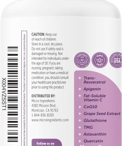 Micro Ingredients NMN Ultimate 10-in-1 (1,000 mg) - 120 vegetarian capsules