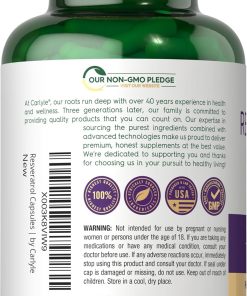 Carlyle Resveratrol Complex (1,800 mg) - 180 capsules
