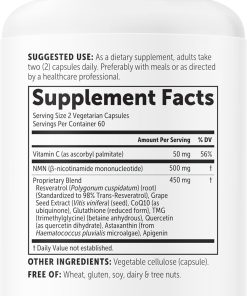 Micro Ingredients NMN Ultimate 10-in-1 (1,000 mg) - 120 vegetarian capsules