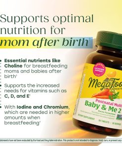 MegaFood Baby & Me 2 Postnatal Multivitamin - 120 tablets