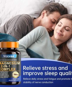 Vccvaa Magnesium 12-in-1 Complex (700 mg) – 120 capsules