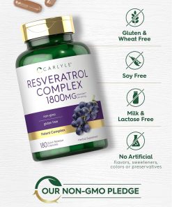 Carlyle Resveratrol Complex (1,800 mg) - 180 capsules