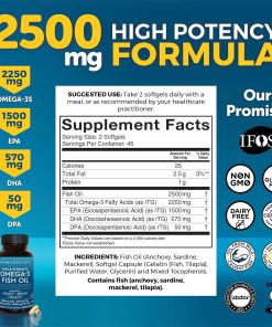 Vivanaturals Omega-3 Fish Oil (2,500 mg) Triple Strength - 90 softgels