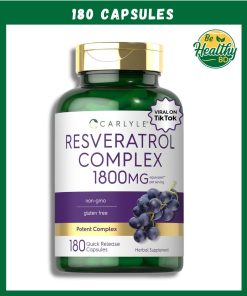 Carlyle Resveratrol Complex (1,800 mg) - 180 capsules