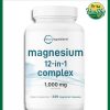 Micro Ingredients Magnesium 12-In-1 Complex (1,000 mg) - 240 vegetarian capsules