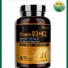 Nature Target Vitamin D3 + K2 (5,000 IU + 120 mcg) with Calcium & Magnesium - 120 capsules