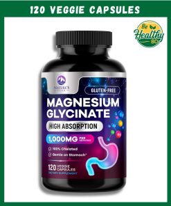Nature's Peak Magnesium Glycinate (1,000 mg) - 120 veggie capsules