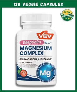Vev Magnesium 15-in-1 Complex Ashwagandha, L-Theanine - 120 veggie capsules