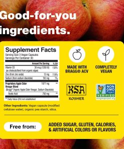 Bragg Apple Cider Vineger - 90 capsules