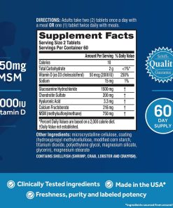 Schiff Move Free Joint Health Advanced MSM + Vitamin D3 - 120 tablets