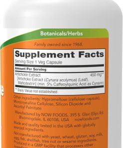 Now Artichoke Extract (450 mg) - 90 veg capsules