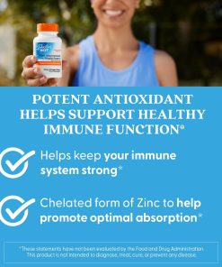 Doctor's Best Zinc Bisglycinate (50 mg) 100% Chelated High Absorption - 90 veggie capsules