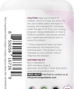 Micro Ingredients Multi Collagen Peptides Complex - 240 capsules