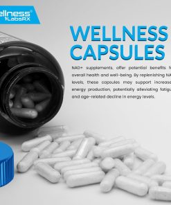 Wellness LabsRX Resveratrol NAD+ (1,500 mg) - 90 veggie capsules