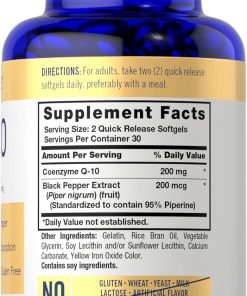 Carlyle CoQ10 (200 mg) - 60 softgels