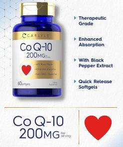 Carlyle CoQ10 (200 mg) - 60 softgels