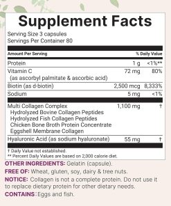 Micro Ingredients Multi Collagen Peptides Complex - 240 capsules