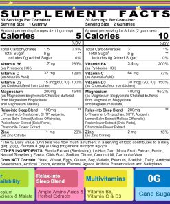 Neviss Magnesium Glycinate Complex Adults and Kids - 60 vegan gummies