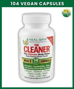 HEAL Quick The Cleaner Men's 14 Day Formula - 104 Vegan Capsules