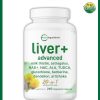 Micro Ingredients Liver+ Advanced Milk Thistle 20-in-1 - 240 vegetarian capsules