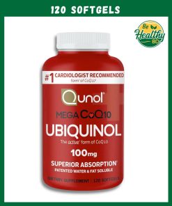 Qunol Mega CoQ10 Ubiquinol (100 mg) - 120 softgels