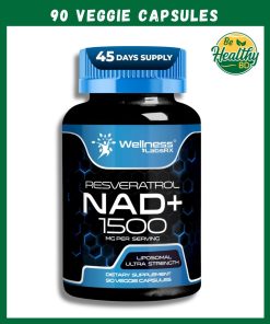 Wellness LabsRX Resveratrol NAD+ (1,500 mg) - 90 veggie capsules