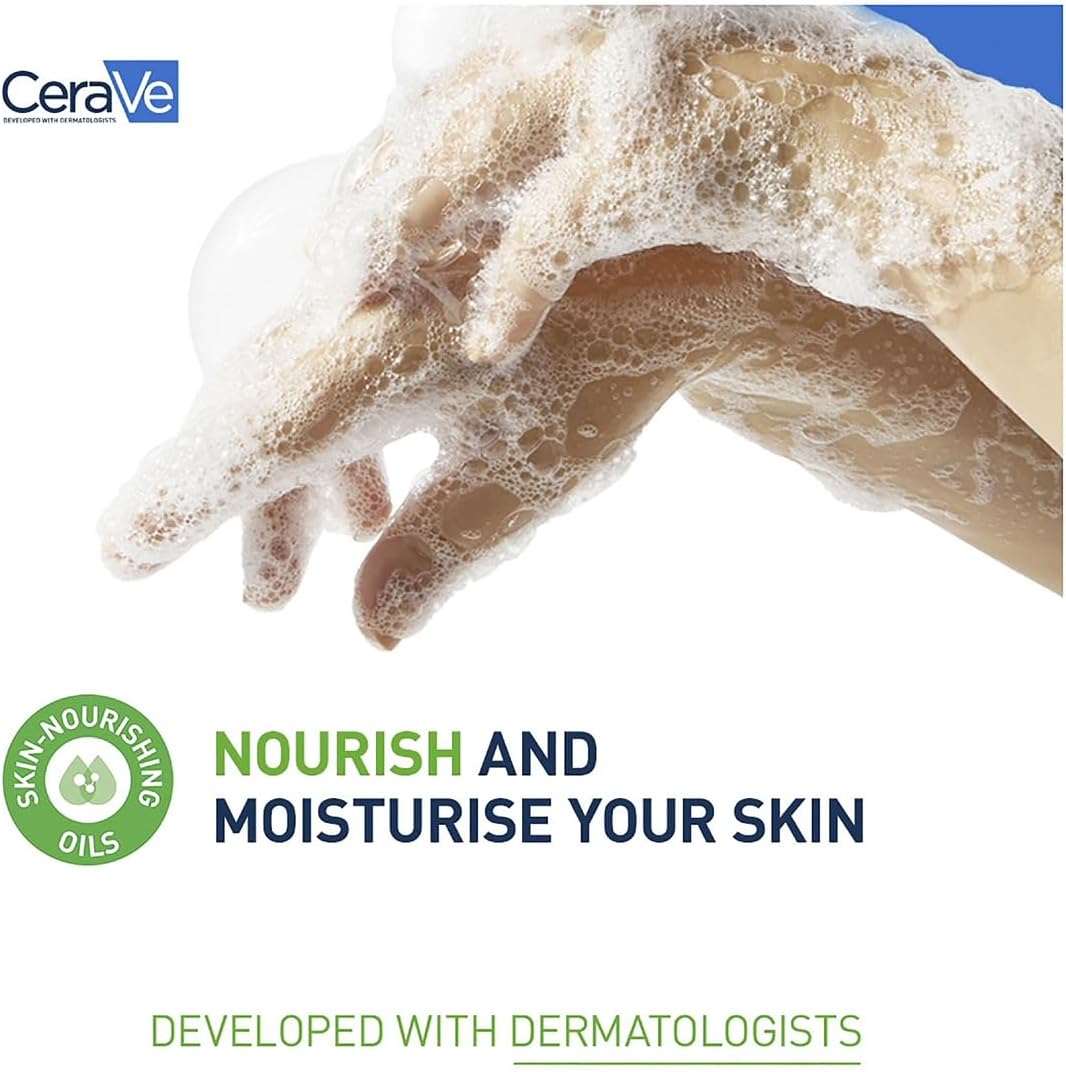 CeraVe Hydrating Foaming Oil Cleanser Fragrance Free for Normal to Very Dry Skin - 473 ml