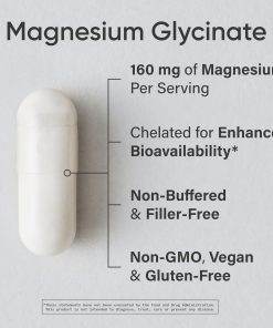 Sports Research Magnesium Glycinate Chelated (160 mg) - 180 veggie capsules