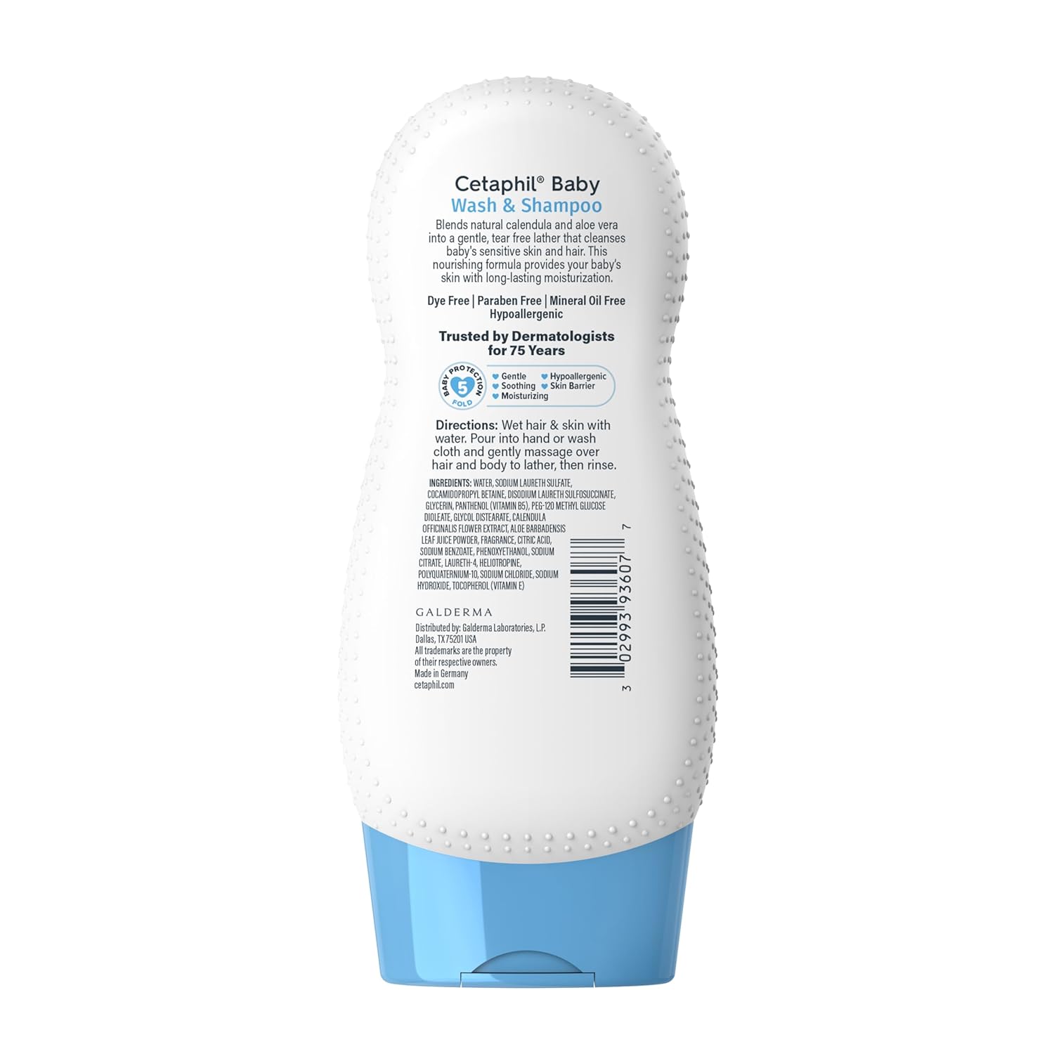Cetaphil Baby Wash & Shampoo Tear Free Baby's Sensitive Skin - 230 ml
