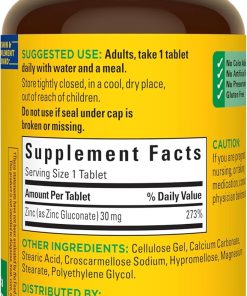Nature Made Zinc (30 mg) - 100 tablets