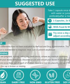 Canlist Health Magnesium Glycinate (450 mg) with Zinc, Vitamin D & B6 - 90 veg capsules
