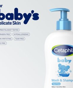 Cetaphil Baby Wash & Shampoo Tear Free Baby's Sensitive Skin - 230 ml