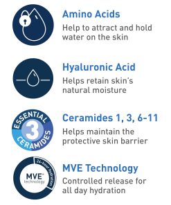 CeraVe Hydrating Cream-to-Foam Cleanser Removes Makeup for Normal to Dry Skin - 237 ml