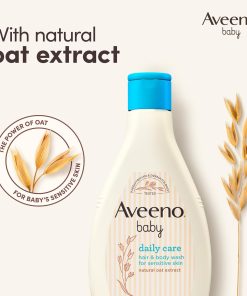 Aveeno Baby Daily Care Hair & Body Wash for Sensitive Skin - 250 ml