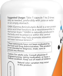 Now Gaba (750 mg) - 100 veg capsules