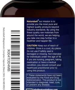 Naturebell Magnesium 12-in-1 Complex (1,000 mg) & D3+ K2- 240 capsules