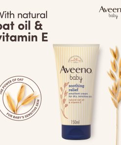 Aveeno Baby Soothing Relief Emollient Cream for Dry, Sensitive Skin - 150 ml