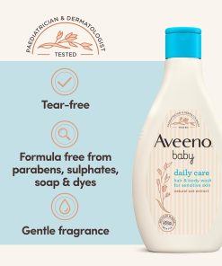 Aveeno Baby Daily Care Hair & Body Wash for Sensitive Skin - 400 ml