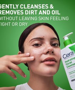 CeraVe Hydrating Facial Cleanser Moisture Balance for Normal to Dry Skin - 355 ml