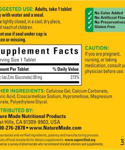 Nature Made Zinc (30 mg) - 100 tablets