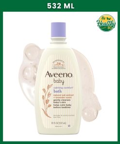 Aveeno Baby Calming Comfort Bath Natural Oat Extract + Lavender Scent - 532 ml