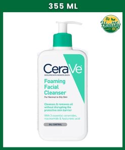 CeraVe Foaming Facial Cleanser Oil Control for Normal to Oily Skin - 355 ml