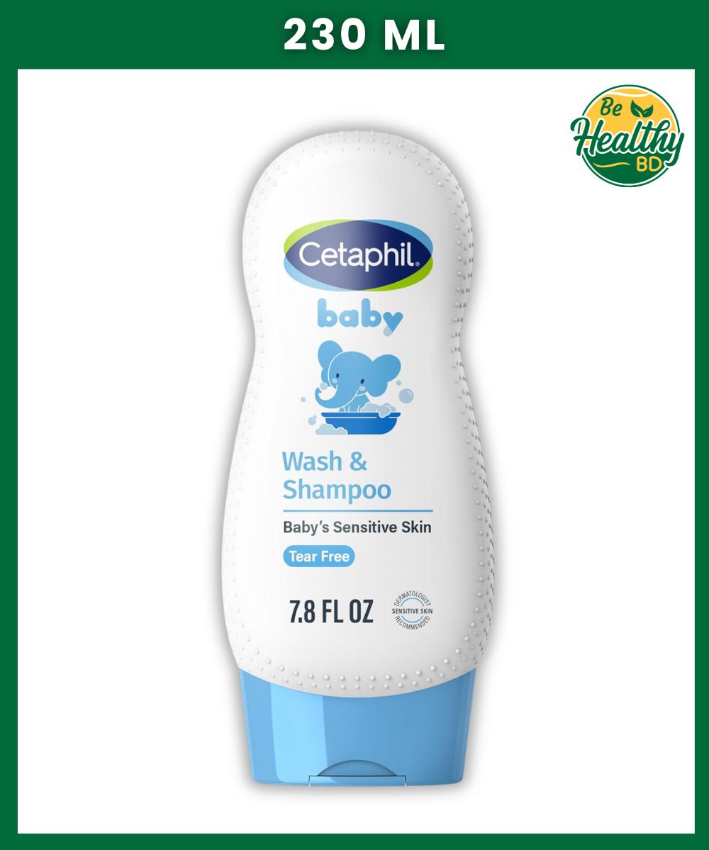 Cetaphil Baby Wash & Shampoo Tear Free Baby's Sensitive Skin - 230 ml